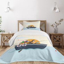 Fisher Man Hobby Bedspread Set