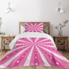 Bursting Stripes Stars Bedspread Set