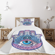 Ottoman Paisleys Swirl Motifs Bedspread Set