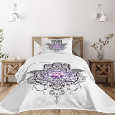 Mandala Orient Lotus Bedspread Set