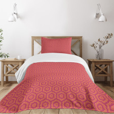 Summer Foliage Design Bedspread Set