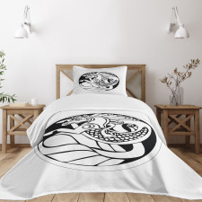 Druidic Unicorn Bedspread Set