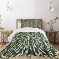 Yummy Banana and Leaves Bedspread Set