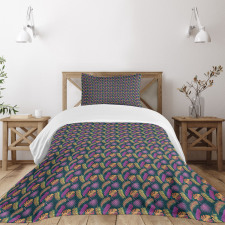 Exotic Flora Foliage Bedspread Set