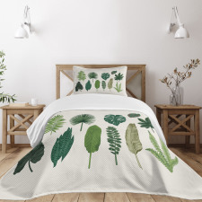 Vintage Botanic Image Bedspread Set