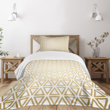 Repeating Triangular Bedspread Set