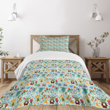 Monster Friends Bedspread Set