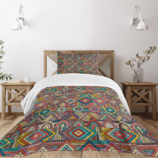 Tribal Culture Pattern Bedspread Set