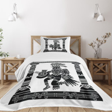 Monchrome Man Bedspread Set