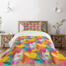 Contemporary Colorful Bedspread Set