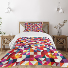 Bauhaus Style Pattern Bedspread Set