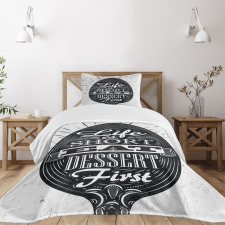 Creative Spoon Design Bedspread Set