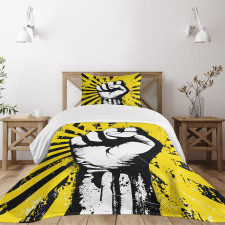 Clenched Fist Bedspread Set