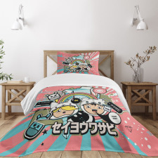 Anime Style Bedspread Set