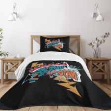 Underground Grafitti Bedspread Set