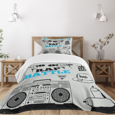 Freestyle Rap Duel Bedspread Set