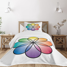 Flower of Life Motif Bedspread Set