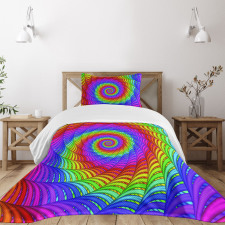 Contemporary Psychedelic Bedspread Set