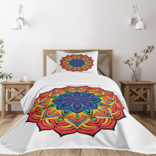 Boho Flowers Bedspread Set