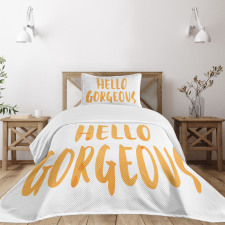 Font Bedspread Set