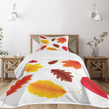 Autumn Foliage Flora Bedspread Set