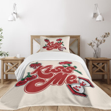 Hand Calligraphy Design Bedspread Set