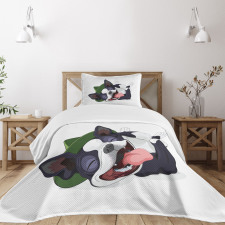 Cheerful Terrier Bedspread Set