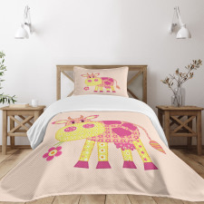 Childish Patchwork Cow Bedspread Set