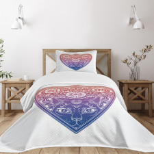 Black Cat and Sun Bedspread Set