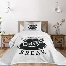 Time for a Coffee Break Bedspread Set