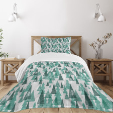 Winter Trees Bedspread Set