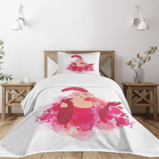 Feather Headband Bedspread Set