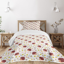 Wild Woodland Plants Bedspread Set