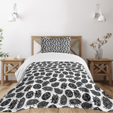 Ornamental Porcupines Bedspread Set