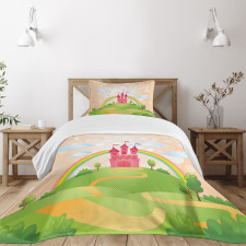 Vibrant Rainbow Bedspread Set