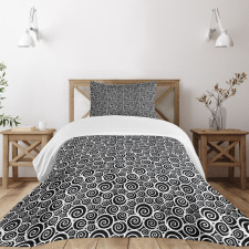 Spiral Pattern Bedspread Set