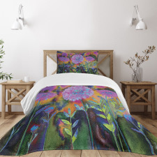 Marigold Blossom Bedspread Set