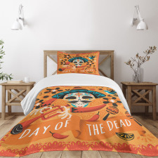 Trumpet Player Bedspread Set