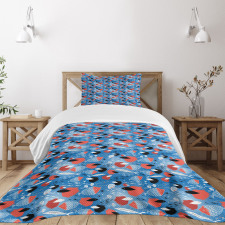 Exotic Aquatic Animals Bedspread Set