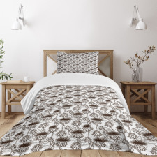 Silhouette Pattern Bedspread Set