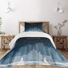 Nocturnal City Concept Bedspread Set