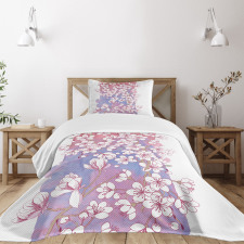 Japanese Spring Bloom Bedspread Set