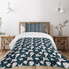 Japanese Sakura Flower Bedspread Set