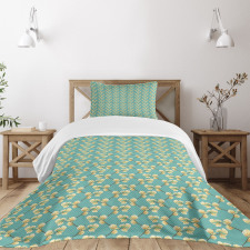 Sprouting Flower Twigs Bedspread Set