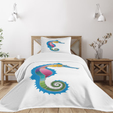 Colorful Graphic Form Bedspread Set