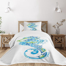 Curvy and Wavy Forms Bedspread Set