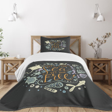 Let the Sea Set You Free Bedspread Set