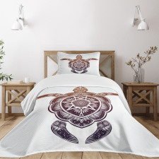 Ornate Mandala Motif Bedspread Set