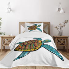 Tropical Pattern Bedspread Set