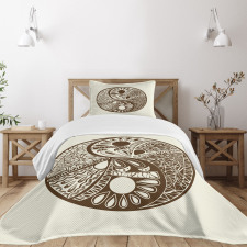 Abstract Hand-Drawn Bedspread Set